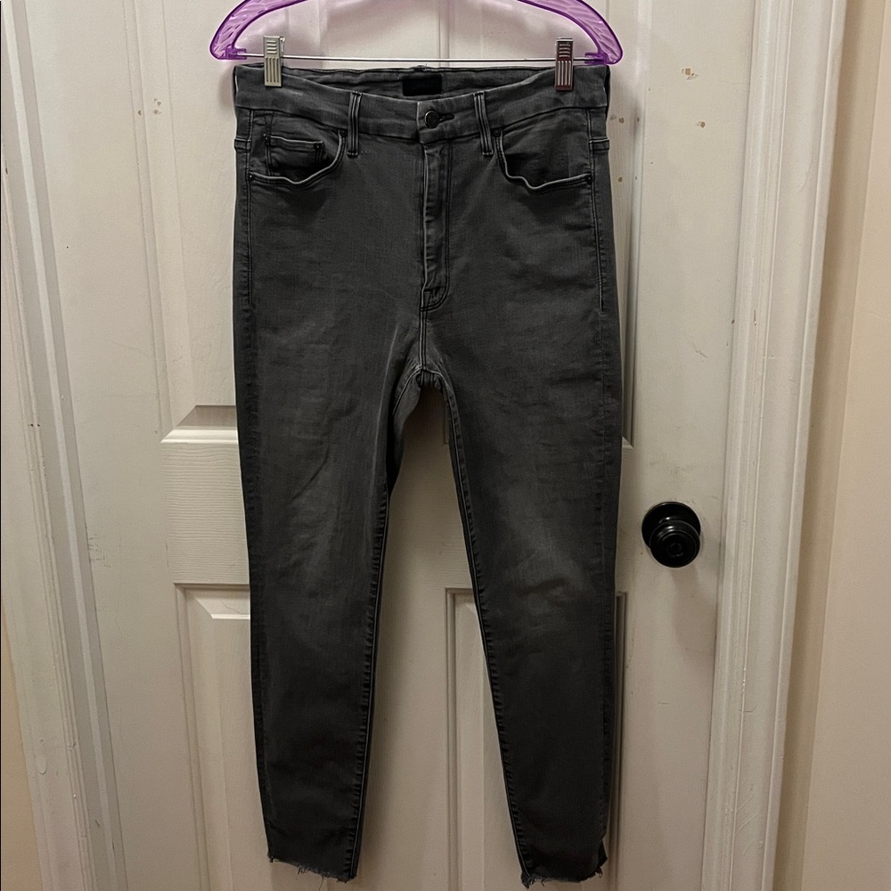 GUC - MOTHER - High Waisted Looker Ankle Fray - Dancing In The Moonlight - Sz 31
